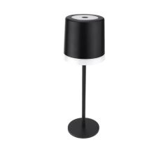 Lampka na stolik restauracyjna LED HQ Czarna 280lm 2700K-6000K CCT Akumulator 4.4Ah