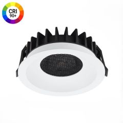 Oprawa LED Downlight HQ 20W 2000 lm, CCT 2600–6000 K, CRI 90+, okrągła, kąt świecenia 24°