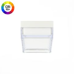 Lampa sufitowa plafon LED Biała 9W 1000lm CCT 2800K-6000K IP65 Kwadratowa