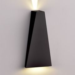 Lampa - kinkiet Trójkątna LED 6W 660LM 4000K Ciepła IP54 Czarna
