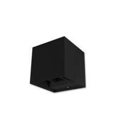 Lampa elewacyjna LED 6W 450lm 4000K Kwadratowa góra-dół Czarna
