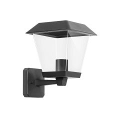 Lampa elewacyjna czarna 1x E27 góra typ latarnia ogrodowa