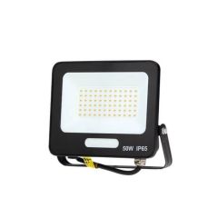 Halogen Naświetlacz LED HQ Czarny 50W 4500LM 6500K Biała Zimna
