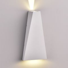 Lampa-kinkiet Trójkątna LED 6W 660LM 3000K Ciepła IP54 Szara