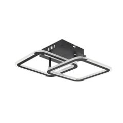 Lampa sufitowa LED HQ 30W 2940lm 3000-6000K CCT pilot 2 kwadraty czarna
