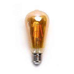 Żarówka E27 ST64 LED 10W 1100lm=75W Ciepła 2200K Filament Retro