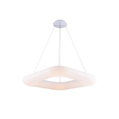 Lampa sufitowa wisząca LED HQ 38W 2660lm 45cm 3000K Ciepła Biała Kwadratowa