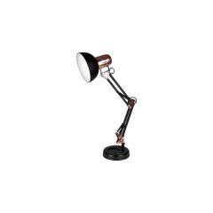 Lampka biurkowa LED kreślarska Czarno-złota