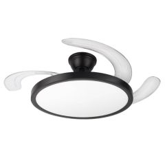 Lampa sufitowa HQ LED z wentylatorem Ø49cm 36W 2880lm CCT Czarna