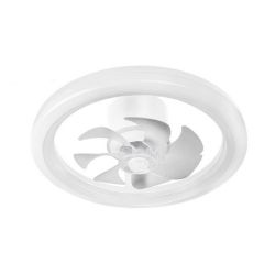 Lampa sufitowa LED z wentylatorem 45W 4200lm CCT Biała