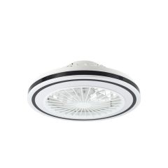 Lampa sufitowa HQ LED z wentylatorem Ø48cm 36W 2880lm CCT Czarna