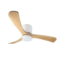 Lampa sufitowa HQ LED z wentylatorem 18W 1440lm CCT Jasne Drewno