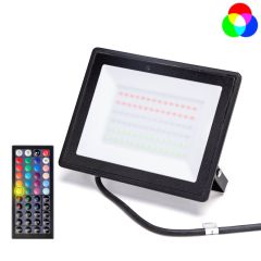 Halogen Naświetlacz HQ LED RGB 50W Pilot