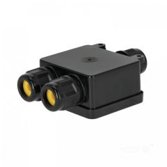 Hermetyczna Puszka kablowa Potrójna 24A, 450V, IP68, 3x0,5-4mm² 4-8mm