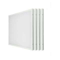 4 x Panel LED kwadratowy Natynkowy / Podtynkowy 60x60cm 40W 3500lm 4000K Biała Neutralna