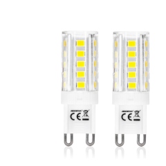 Żarówka-wkład G9 LED 3,5W 300lm=30W ciepła 2PACK