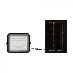 Halogen Naświetlacz solarny LED Czarny ~30W 400LM 4000K Biała Neutralna IP65 z pilotem