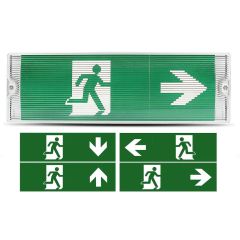 Lampa LED 5W 320lm ewakuacyjna-awaryjna 3h 3600mAh natynkowa IP65