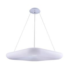 Lampa sufitowa wisząca LED HQ 38W 2660lm 45cm 3000K Ciepła Biała Kwadratowa