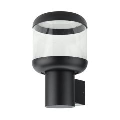 Lampa elewacyjna czarna 1x E27 góra typ latarnia ogrodowa