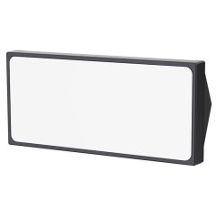 Lampa elewacyjna LED 20W 2600lm 4000K IP65 prostokątna czarna 