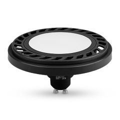 Żarówka ES111 AR111 GU10 LED 9W 800lm=60W Ciepła 230V Czarna