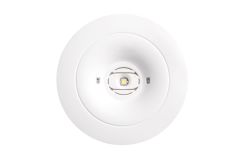 Lampa Awaryjna LED Podtynkowa Okrągła 4W 1H Biała otwarte strefy CNOBP MT (SO)