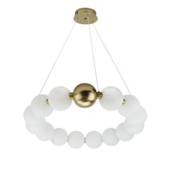 Lampa wisząca LED do salonu HQ 27W 2160lm 3000K Miedziana