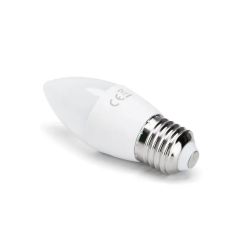 Żarówka E27 C37 LED 12W 1170lm=80W Biała Zimna