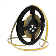 Pasek taśma LED 5M Premium 9W/m 4000K Biała Neuralna 480 COB 24V rolka