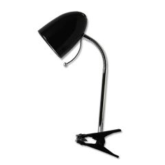 Lampka biurkowa LED E27 z uchwytem - Czarna