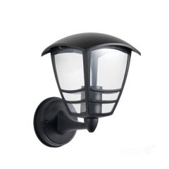 Lampa elewacyjna latarnia ścienna czarna 1xE27 IP54