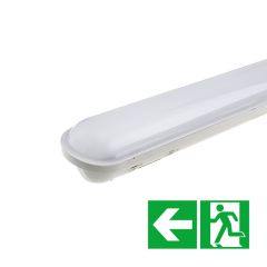 Lampa LED liniowa zintegrowana EMERGENCY HQ LED 150cm 55W 6000lm 4000K Biała Neutralna IP65 hermetyczna moduł awaryjny