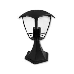 Lampa ogrodowa stojąca 30cm czarna 1x E27 latarenka