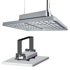 Lampa LED PRO Mid Bay 200W Philips Chip 32000lm 4000K 110° UGR<21 160lm/W IP65 | Hale produkcyjne | Sala gimnastyczna