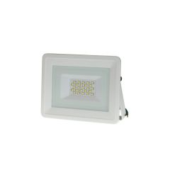 Halogen Naświetlacz LED SLIM Biały 20W 1700lm 6000K Biała Zimna