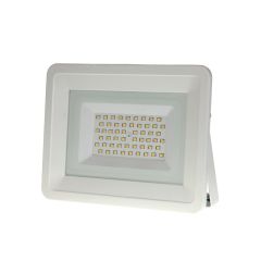 Halogen Naświetlacz LED SLIM Biały 50W 4250lm 6000K Biała Zimna