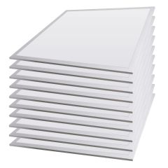 10 x Panel LED 60x60cm 30W 4200lm CCT 3000K-6000K 140lm/W UGR <19