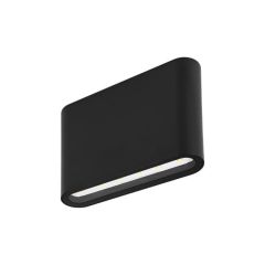 Lampa - kinkiet LED 6W 337LM 4000K Biały Neutralny Czarna IP44