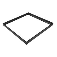 Rama montażowa natynkowa do paneli LED 60x60cm Zatrzaskowa Czarna