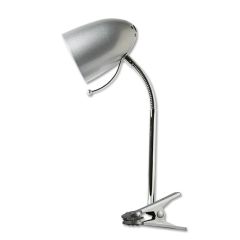Lampka biurkowa LED E27 z uchwytem Srebrna