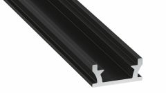 Profil LED  Podłogowy aluminiowy typ Terra Wpuszczany  Czarny 2.02m