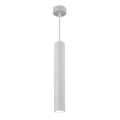 Lampa wisząca biała tuba HQ 50cm halogenowa GU10