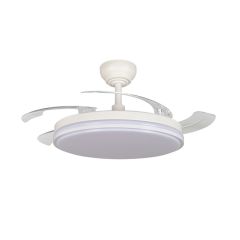 Lampa sufitowa HQ LED z wentylatorem Ø100cm 60W 5400lm CCT Biała