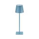 Lampka na stolik restauracyjna LED HQ Niebieska 230lm 2700K-6000K CCT Akumulator 3Ah