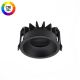 Oprawa LED Downlight HQ 10W 1000 lm, CCT 2600–6000 K, CRI 90+, okrągła, kąt świecenia 24° Czarna