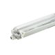Oprawa hermetyczna IP65 do 1 xTUBA świetlówka LED T8 120cm, transparentna, zasil. jednostronne