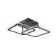 Lampa sufitowa LED HQ 30W 2940lm 3000-6000K CCT pilot 2 kwadraty czarna