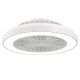 Lampa sufitowa LED z wentylatorem 51W 5040lm CCT Biała