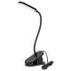 Lampka biurkowa z klipsem LED HQ Czarna 2.5W 160lm 4000K Biała Neutralna